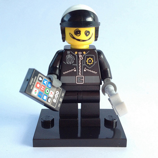 Scribble-Face Bad Cop - LEGO Movie Collectible Minifigure (2014)