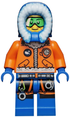 Arctic Explorer (Male w/ Green Goggle) - LEGO City Minifigure (2014)