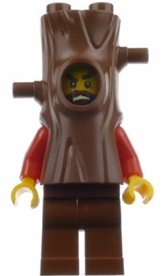 Crook (Stumpy) in Tree Costume - Official LEGO City Minifigure (2018)
