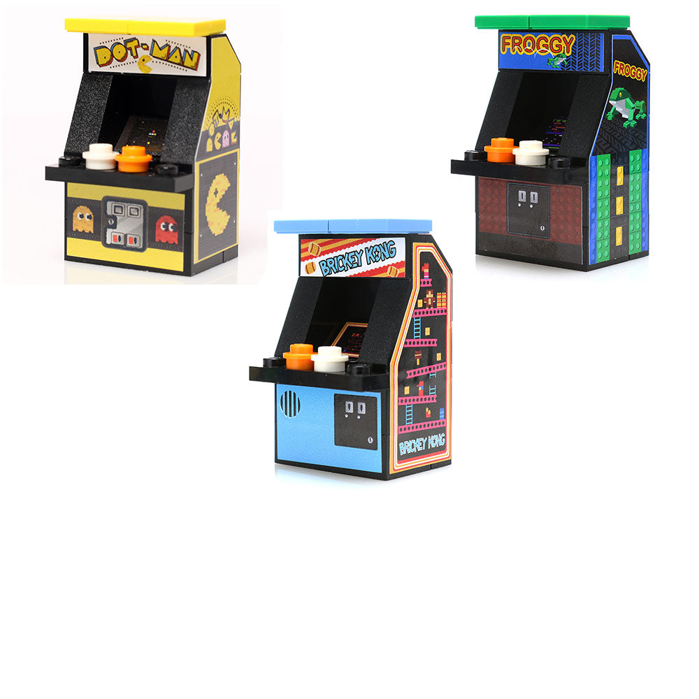 Custom Classic 3 Arcade Collection made using LEGO parts - B3 Customs