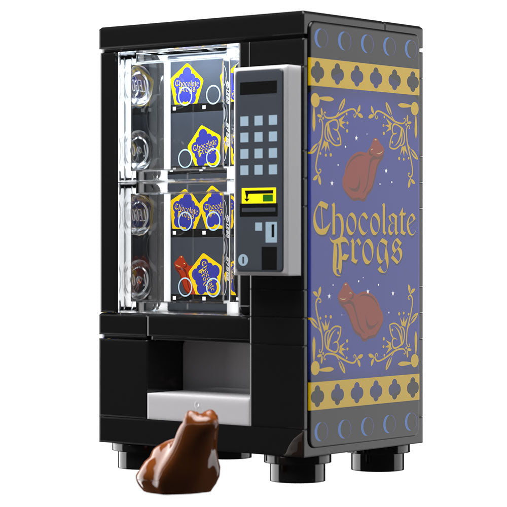 B3 Customs® Chocolate Frogs Vending Machine Building Set made using LEGO parts