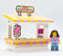 Sweet Air Cotton Candy Stand with Employee Minifig made using LEGO parts