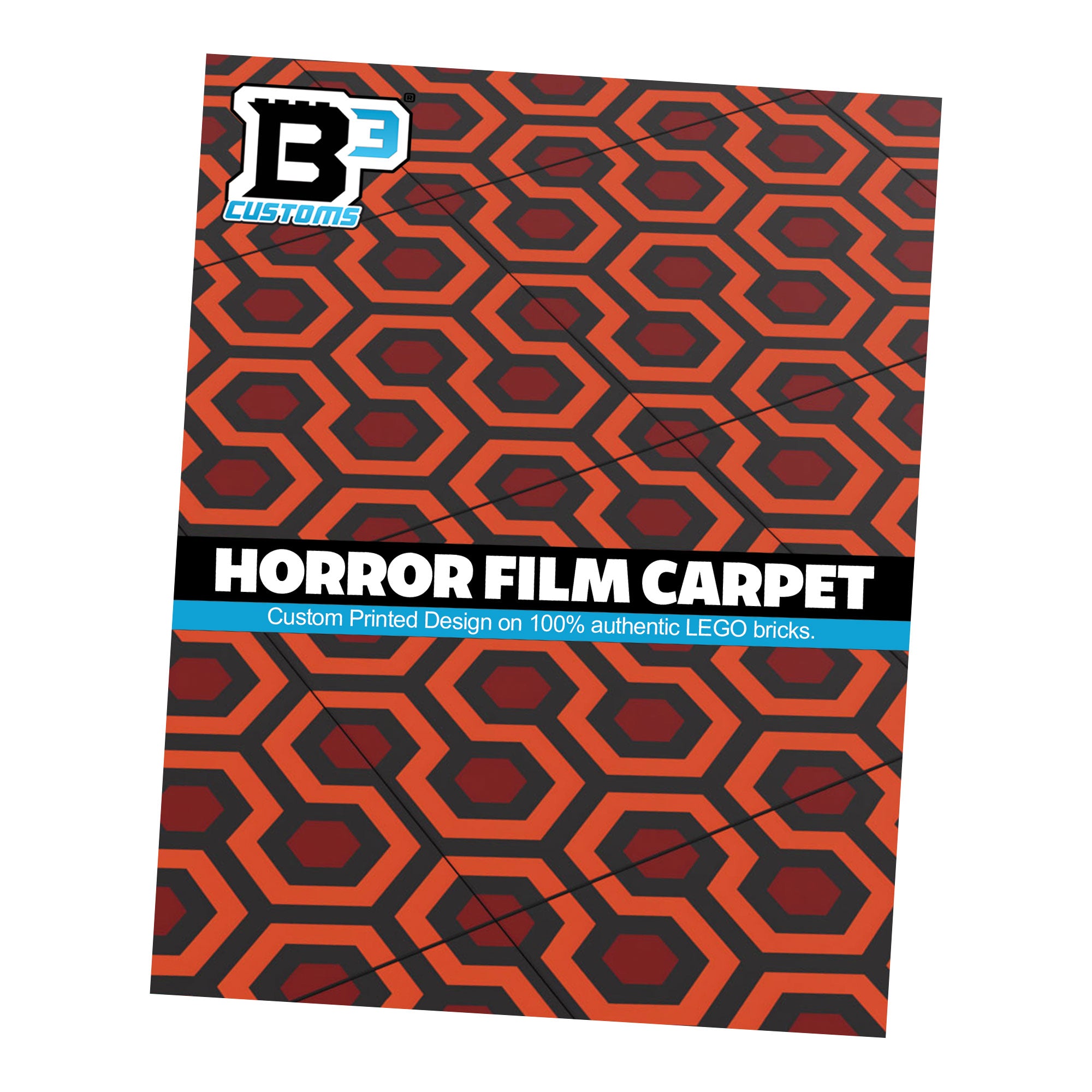 Custom Horror Film Carpet (PACK OF 10) 6x6 Tiles made using LEGO parts