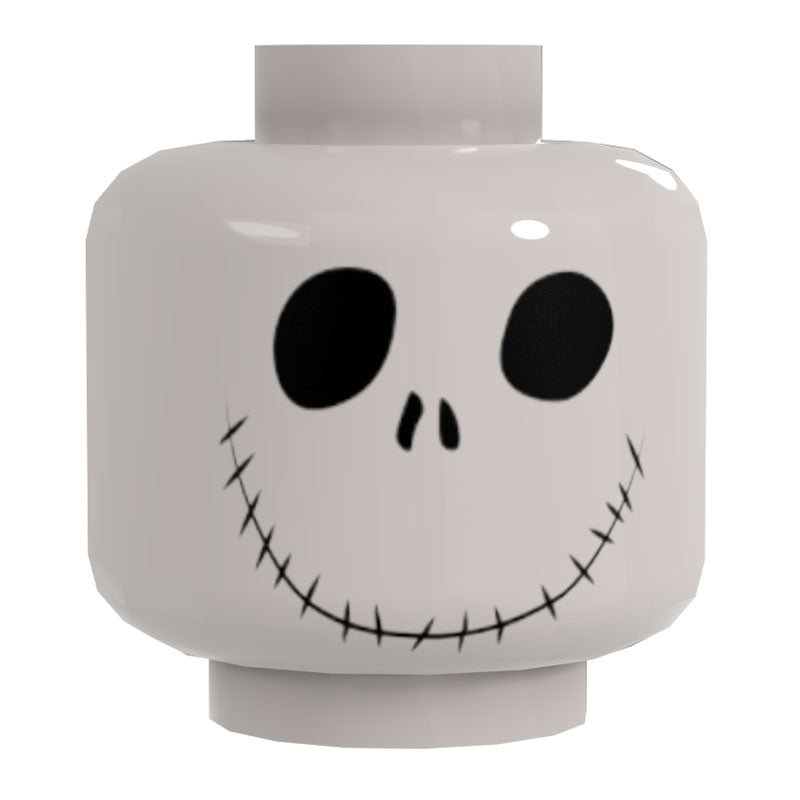 Bone Daddy Happy Smiling Minifig Head #2  - B3 Customs