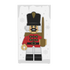 Christmas Nutcracker, Toy Soldier Winter Village 4x6 Glass Window made with LEGO part - B3 Customs