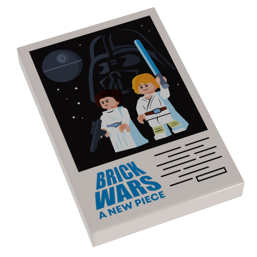 Custom LEGO Star Wars A New Hope Movie Cover Tile