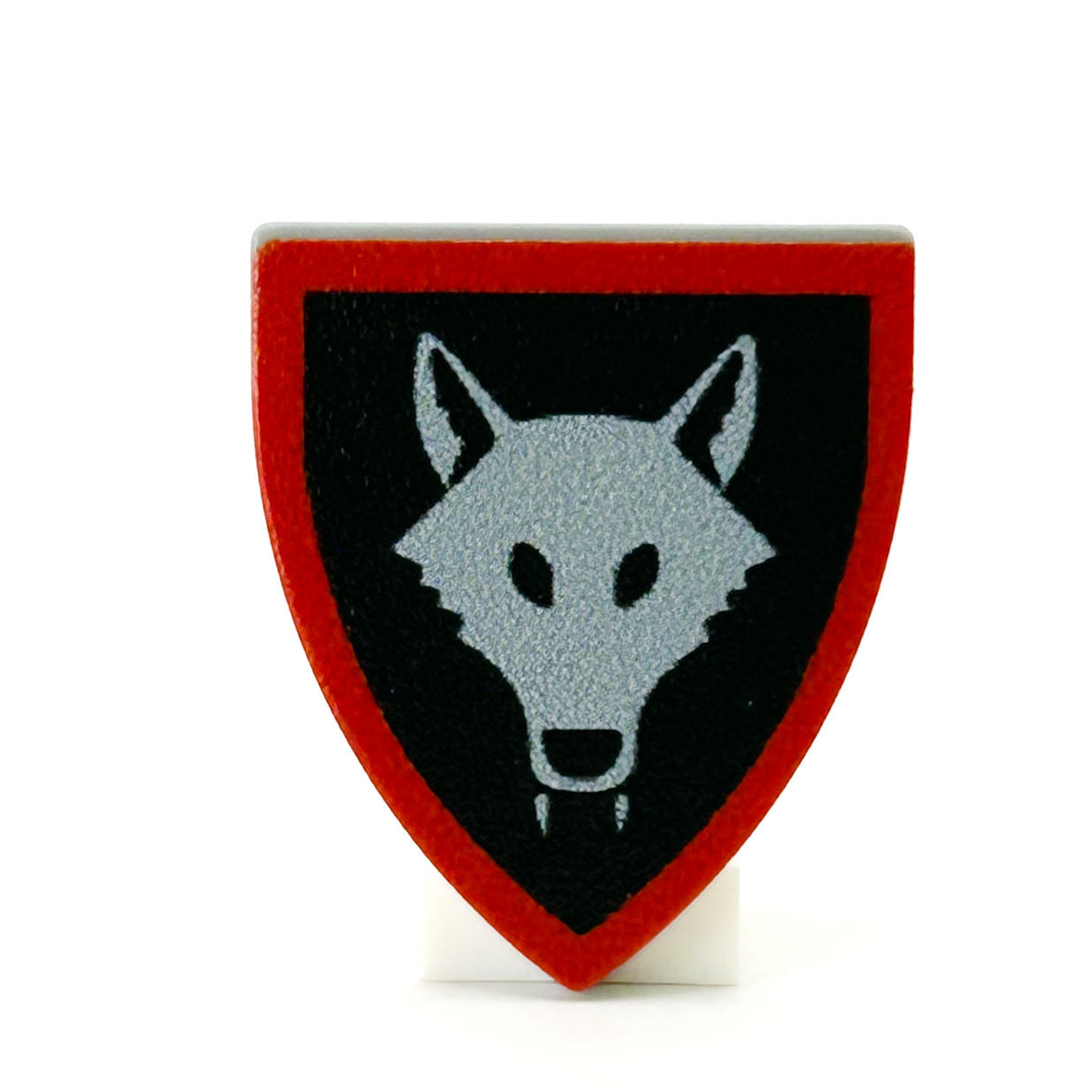 Custom Minifig Wolfpack Shield made with LEGO