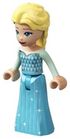 Elsa (Medium Azure Skirt without Cape) - LEGO Disney Frozen Minifigure (2021)