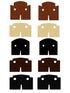 Trench Coat Pack for LEGO Minifigs