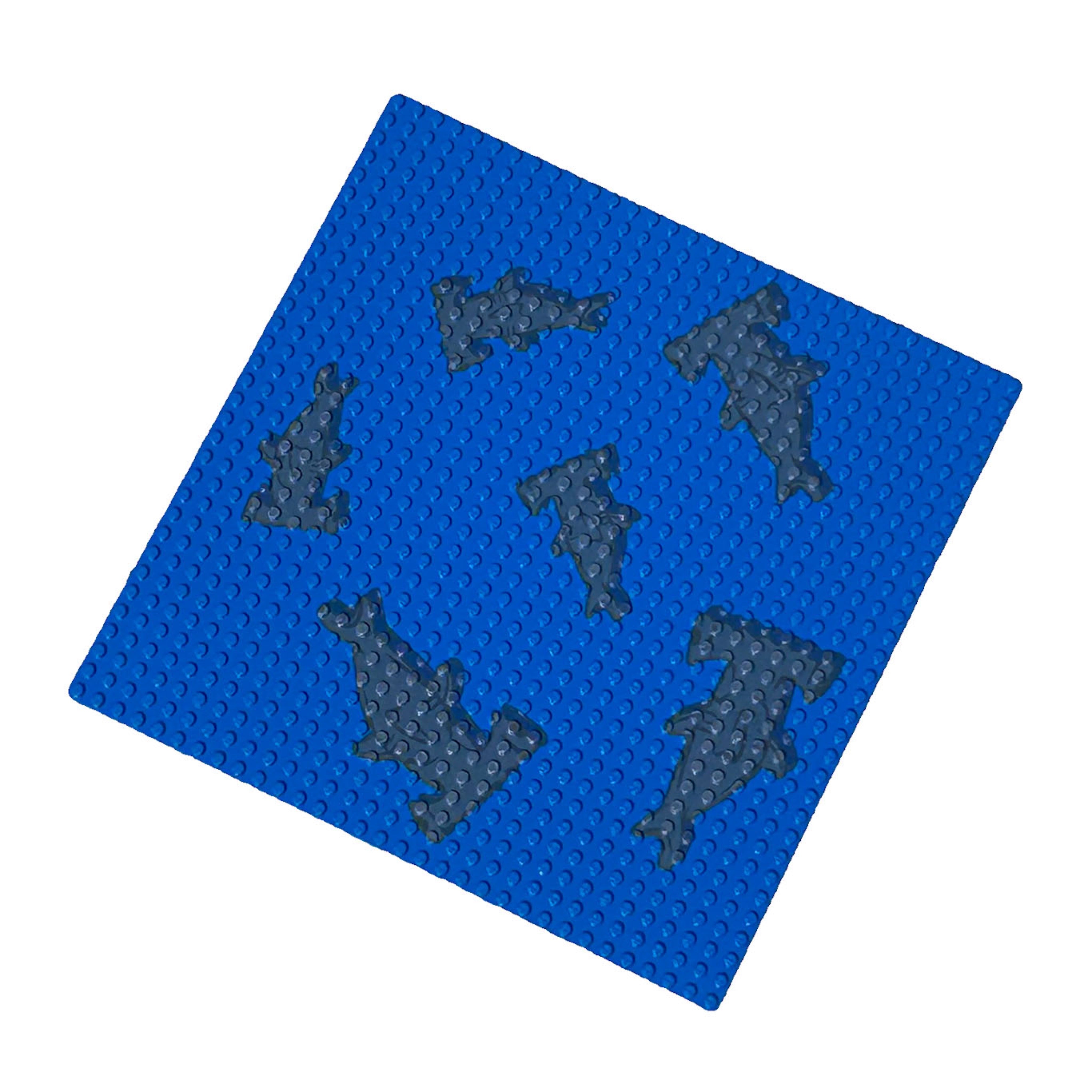 Hammerhead Sharks on LEGO Baseplate