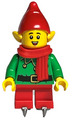 LEGO Christmas Elf (Red Hat, Scarf, Ice Skates) Minifigure (2022)