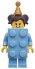 LEGO Birthday Brick Suit Girl BAM Minifigure