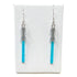 Blue Lightsaber Earrings made from LEGO Parts