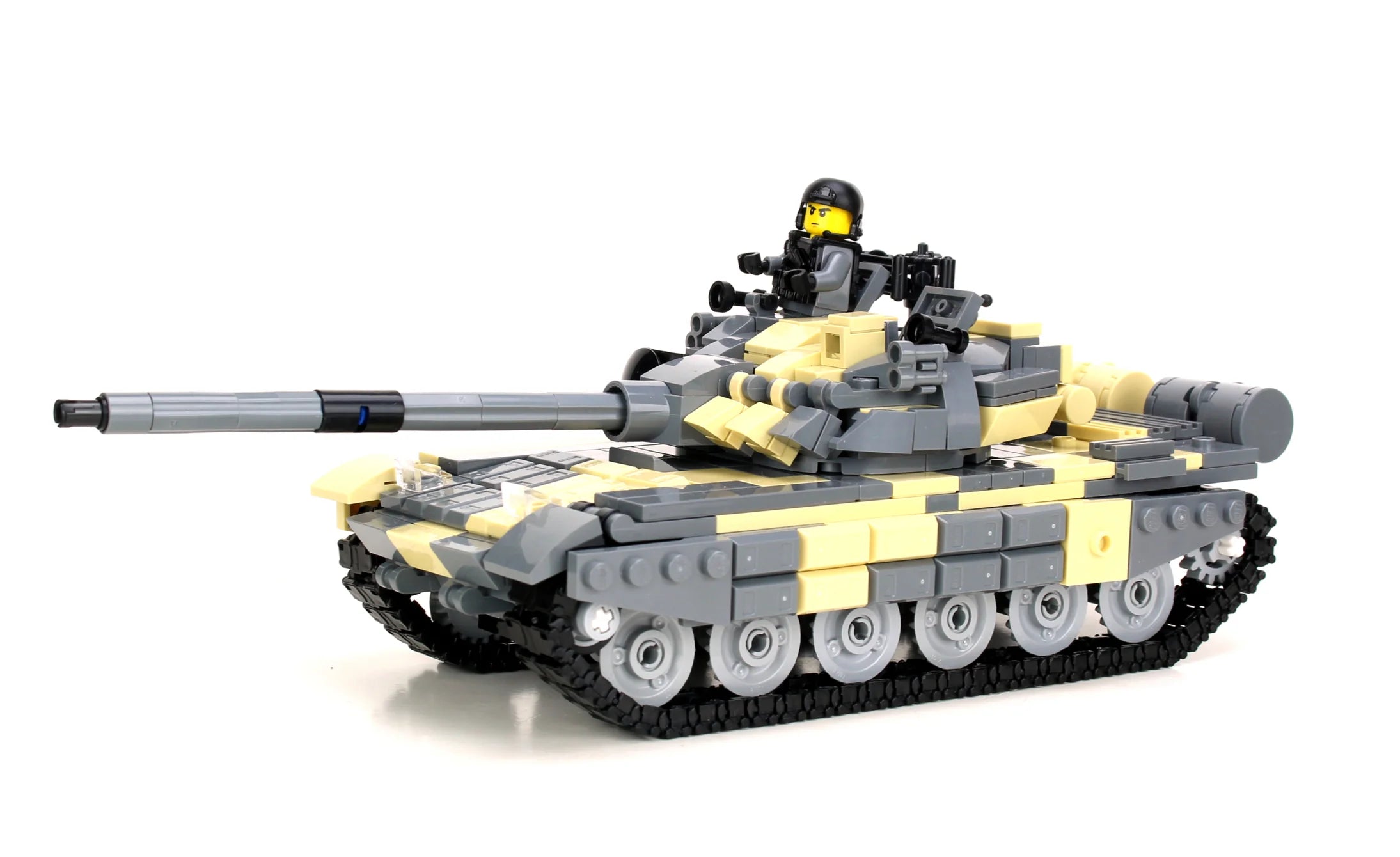 T-72 Russian Battle Tank - Custom Military Set made using LEGO parts