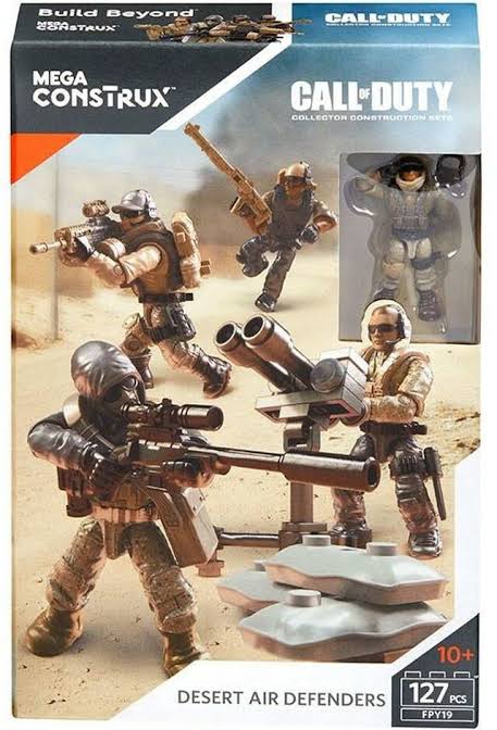 Mega Construx Call of Duty Desert Air Defenders Set (FPY19)