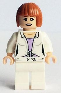 Claire Dearing (White Shirt Open) - LEGO Jurassic World Minifigure (2015)