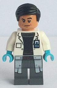 Dr. Henry Wu (White Lab Coat) - LEGO Jurassic World Minifigure (2015)
