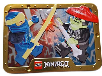 LEGO Ninjago Legacy-Box Jay vs. Bone Hunter Minifigures (In Metal Box) (112327)