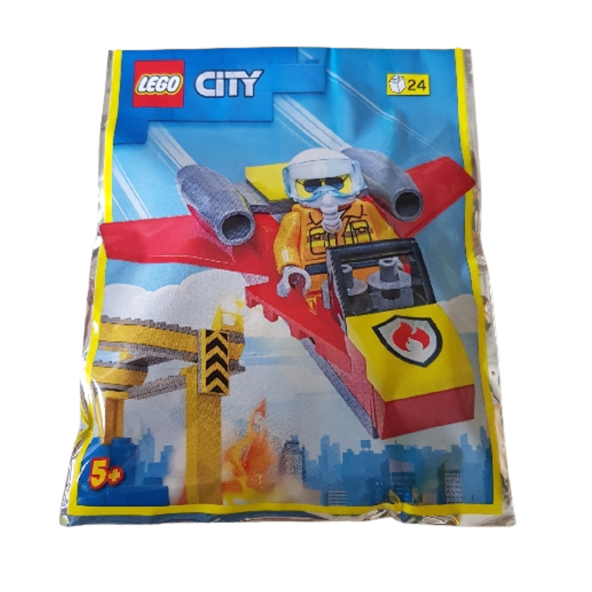 LEGO City Firefighter Woman with Jet Foil Pack (952209)