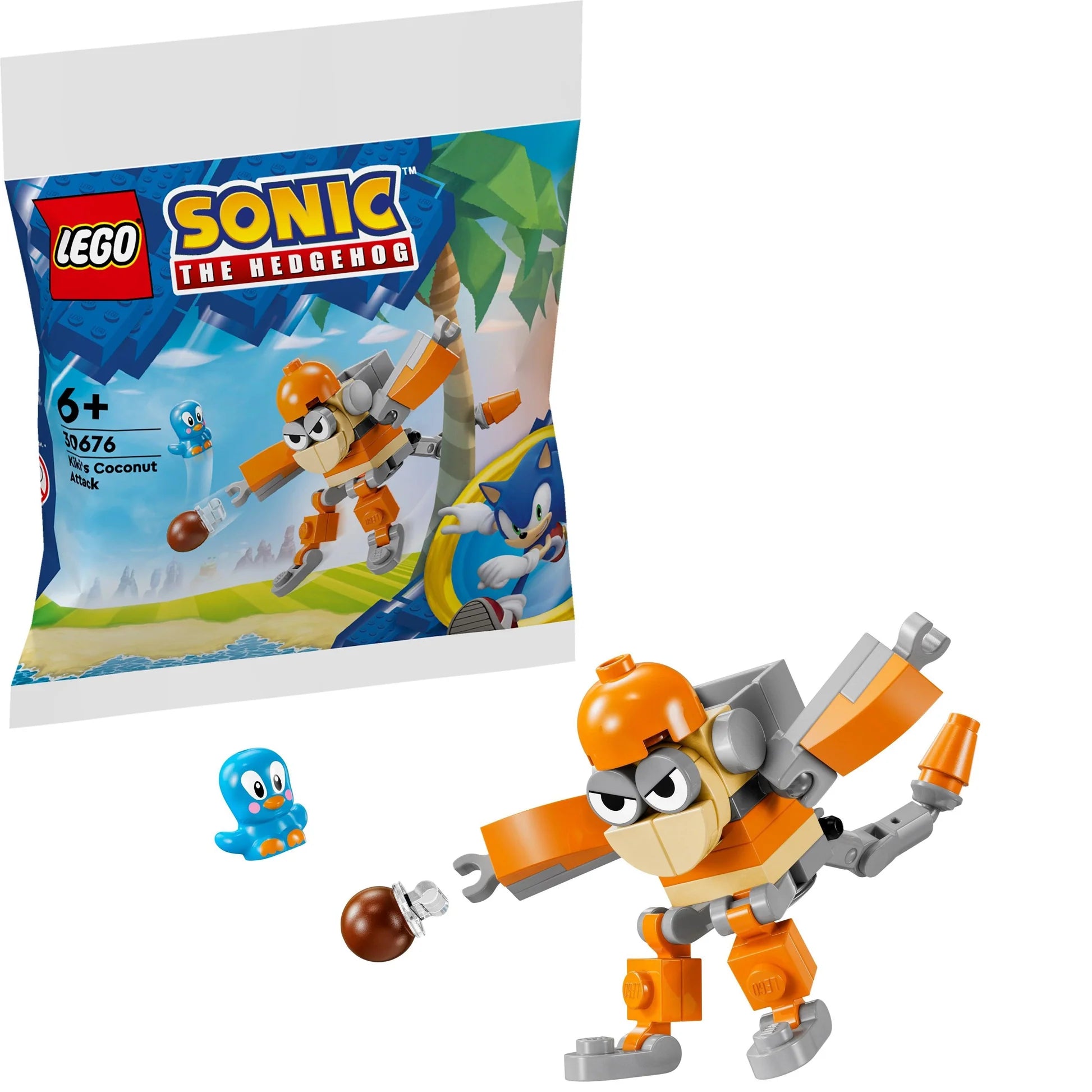 Kiki's Coconut Attack - LEGO Sonic the Hedgehog Polybag Set (30676)