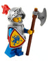 Lion Knight (Female) w/ Weapons and Armor - Official LEGO Castle Minifigure (2022)