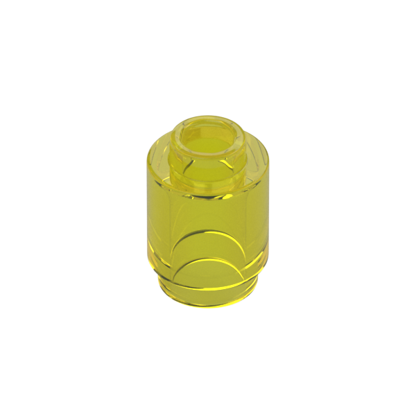 Clear yellow round