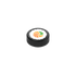 Round sushi roll lego piece