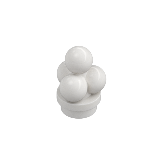 White ice cream scoops