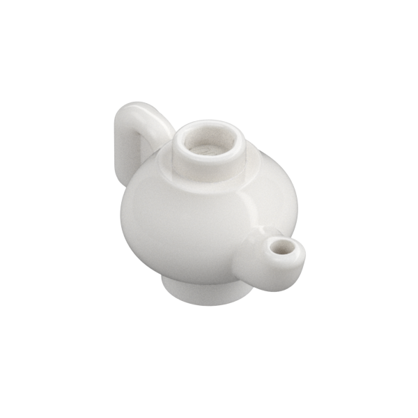 White tea pot