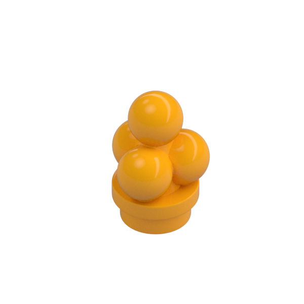 Yellow ice cream scoops