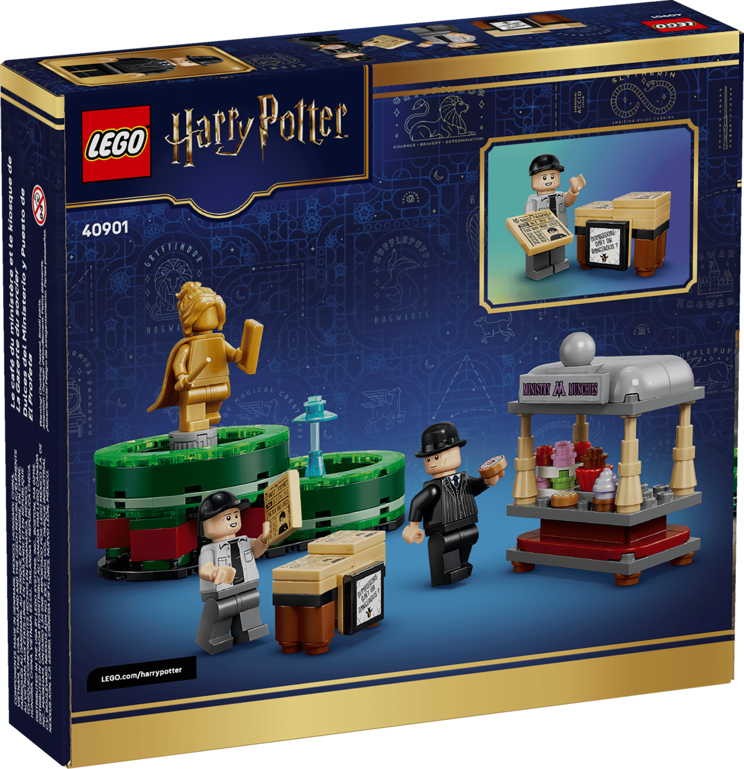 LEGO Harry Potter Ministry Munchies &  The Daily Prophet Stands GWP Set (40901)