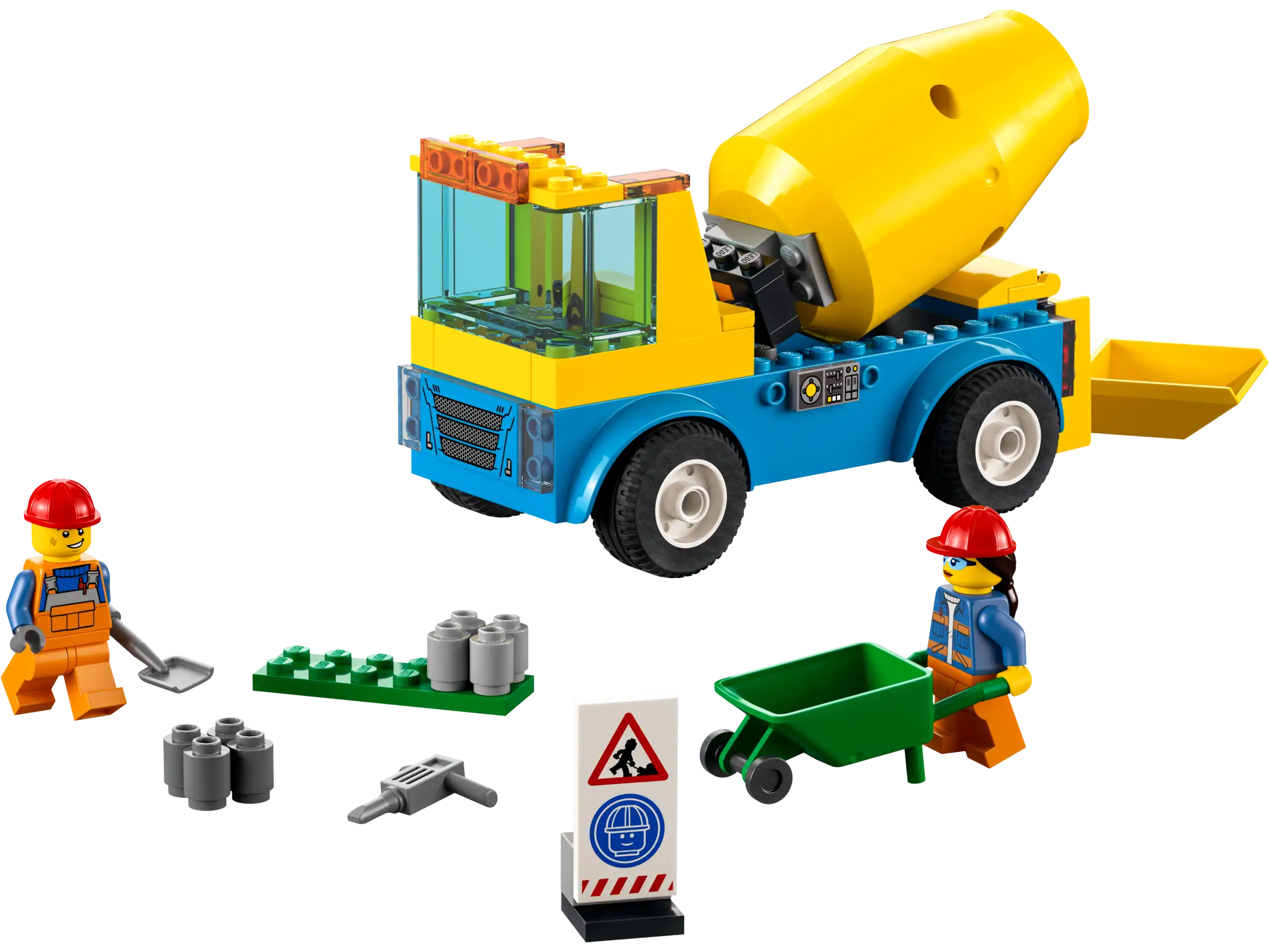 LEGO City Cement Mixer Truck Set (60325)