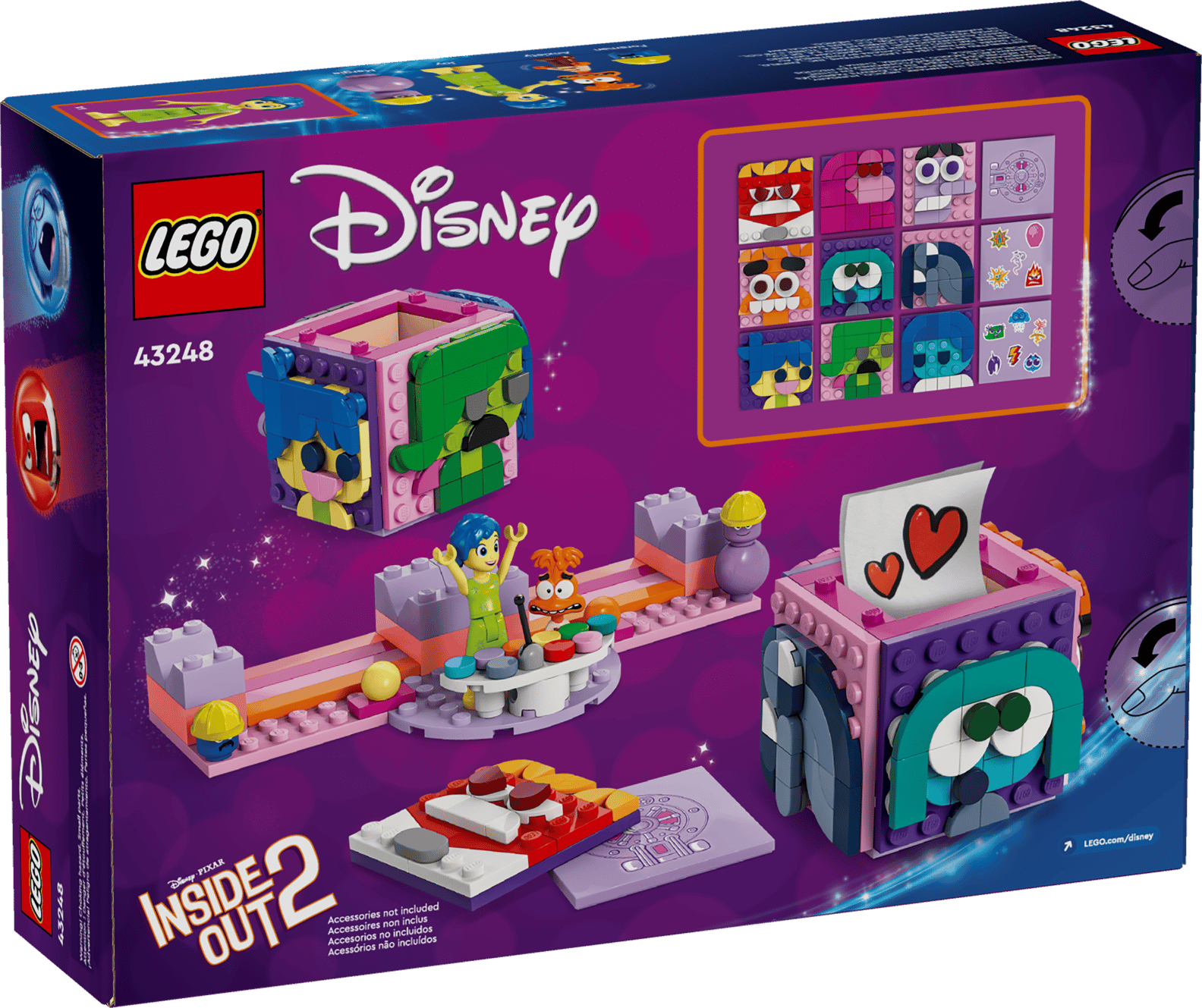 LEGO Disney Inside Out 2 Mood Cubes Set (43248)
