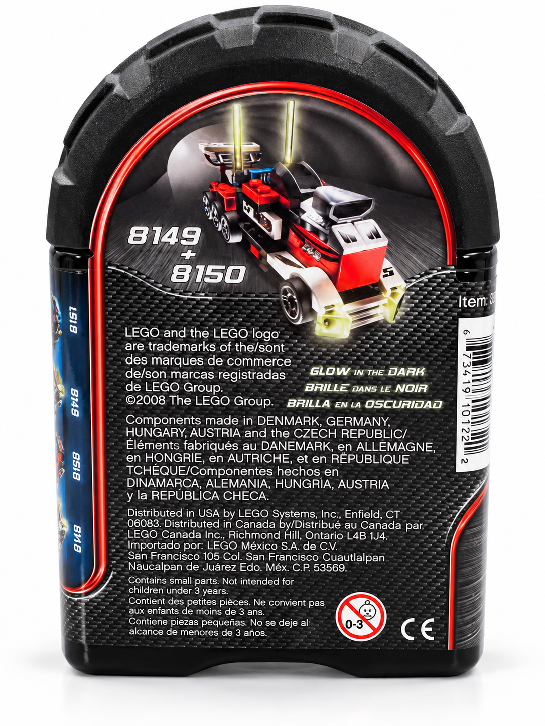 LEGO Racers Midnight Streak 1:55 Scale Glow In The Dark Set (8149)