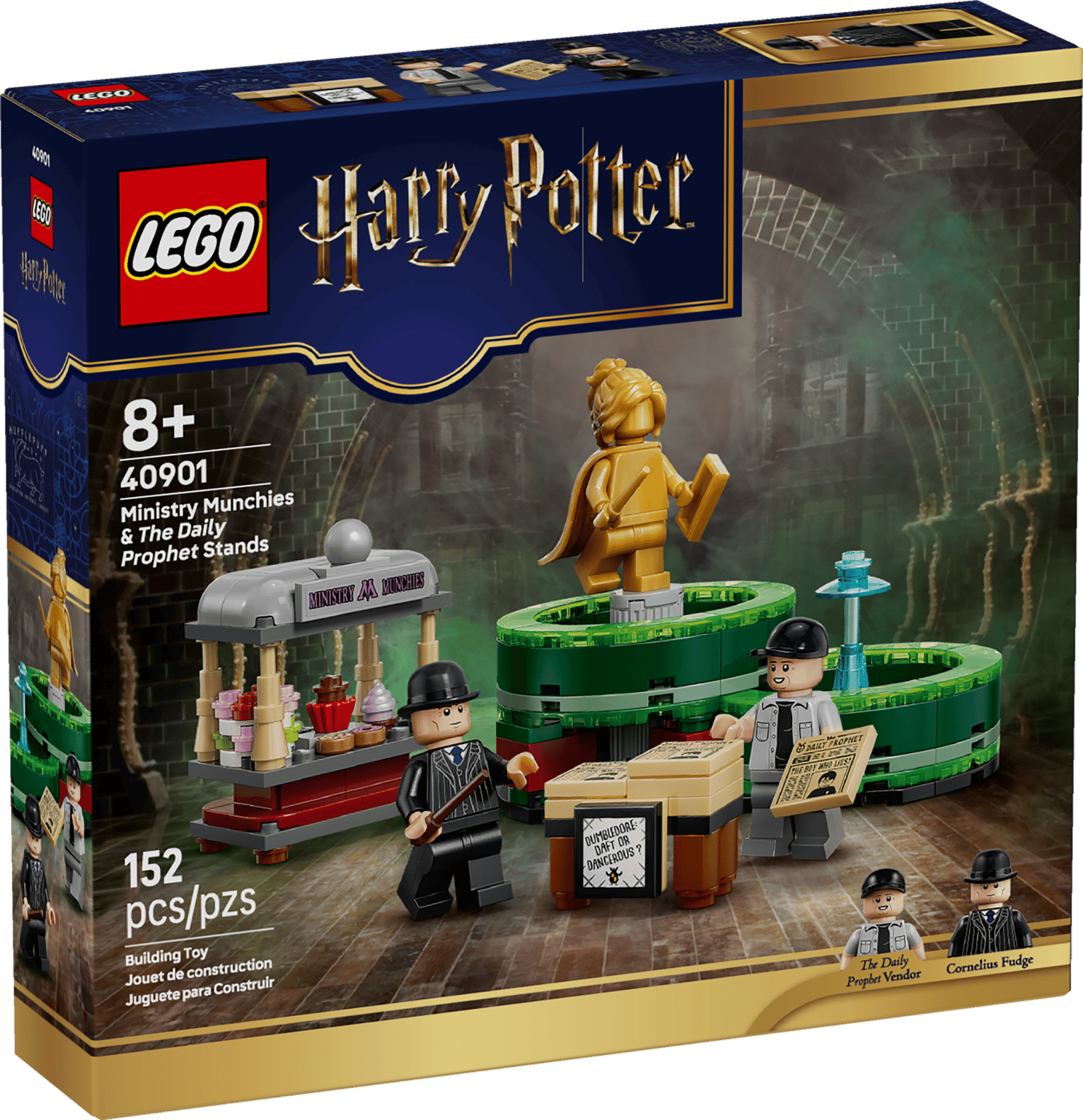 LEGO Harry Potter Ministry Munchies &  The Daily Prophet Stands GWP Set (40901)