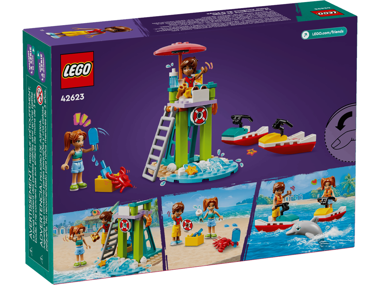 LEGO Friends Beach Water Scooter Set (42623)
