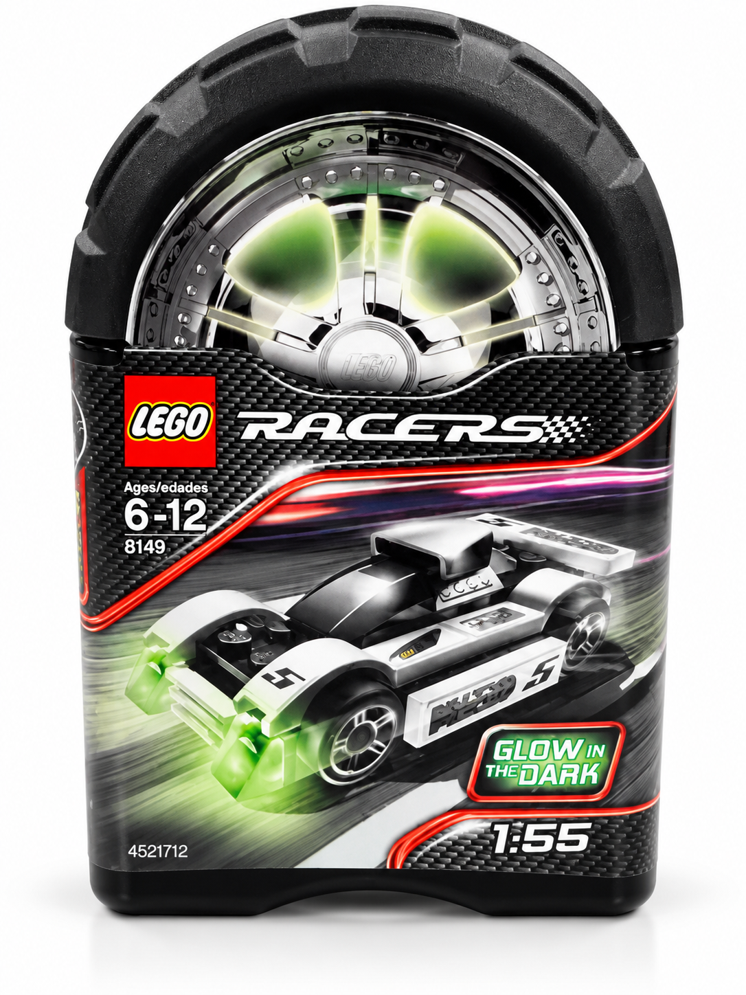 LEGO Racers Midnight Streak 1:55 Scale Glow In The Dark Set (8149)
