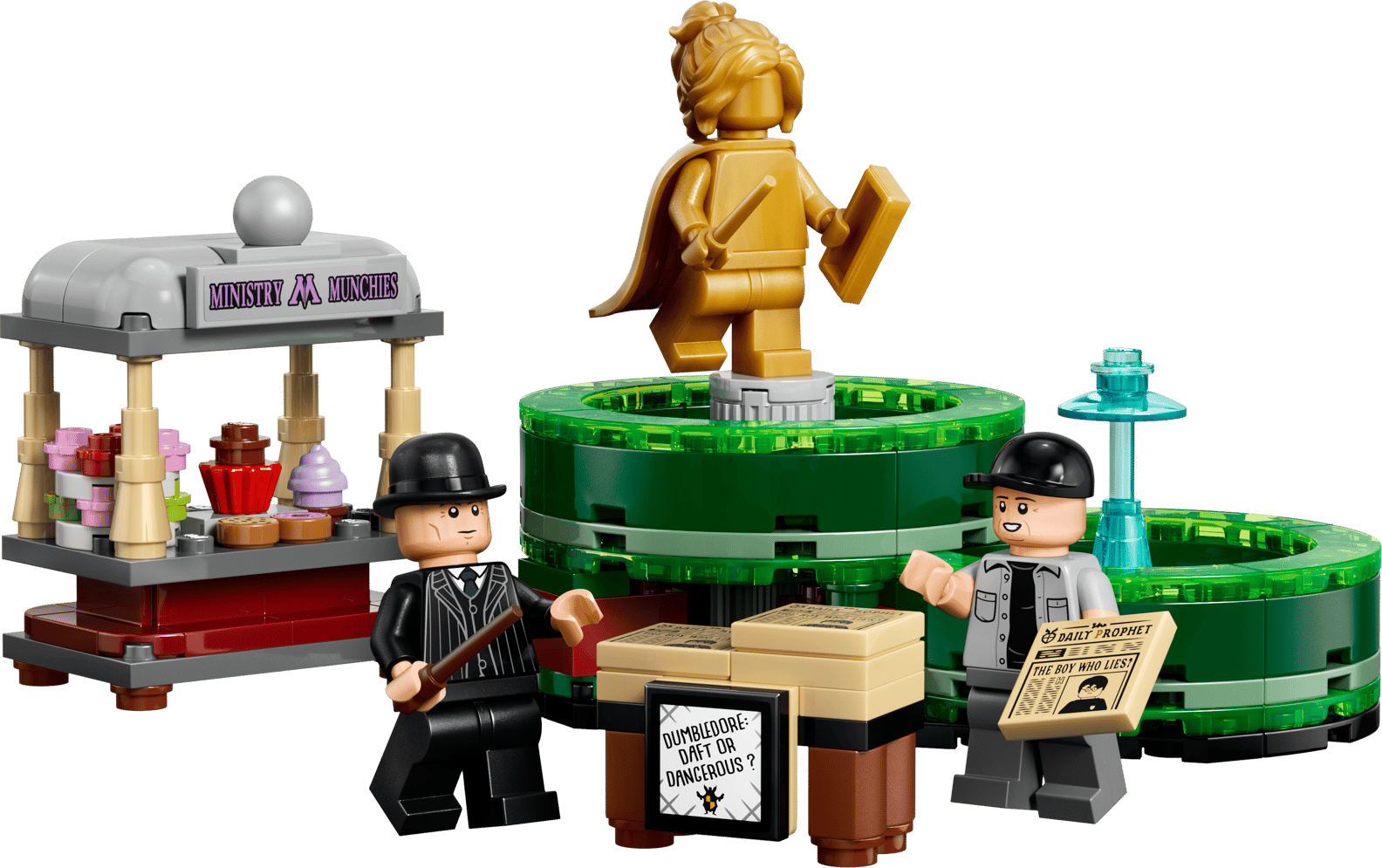 LEGO Harry Potter Ministry Munchies &  The Daily Prophet Stands GWP Set (40901)