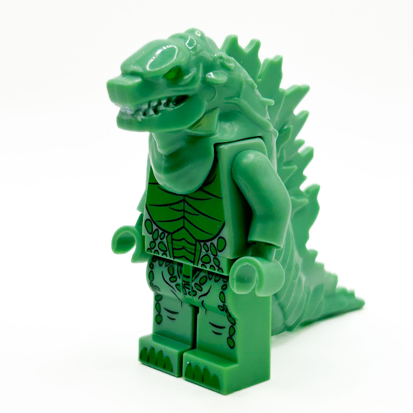 Light green godzilla minifigure