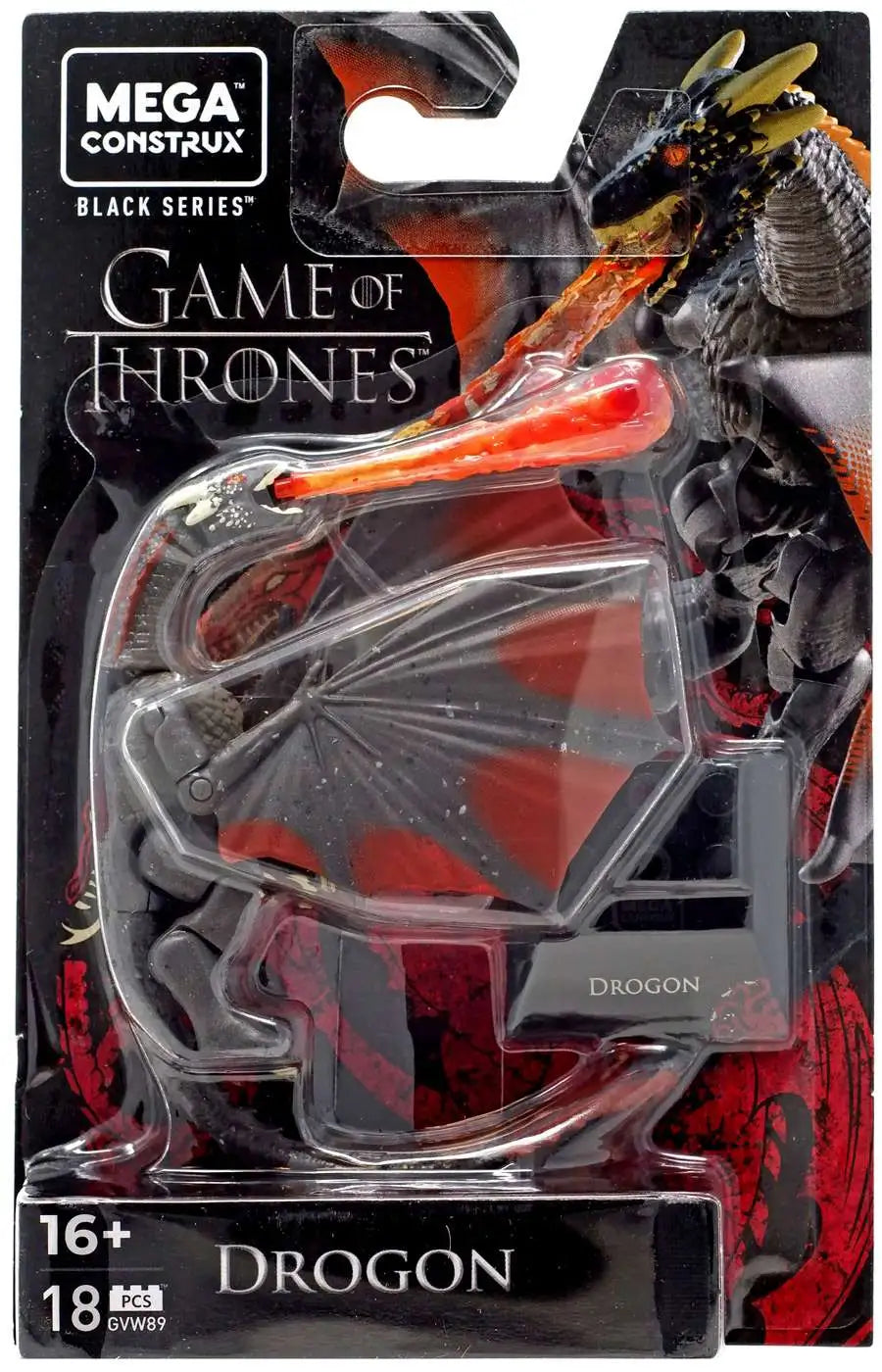 Drogon - Mega Construx Game of Thrones Black Series Figure Pack