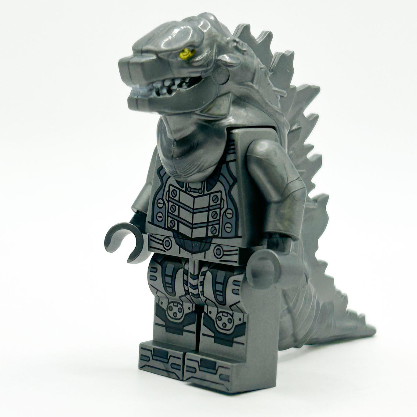 Metallic Godzilla minifigure