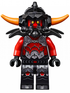 Ash Attacker (Orange Horns) - LEGO NEXO KNIGHTS Minifigure (2016)