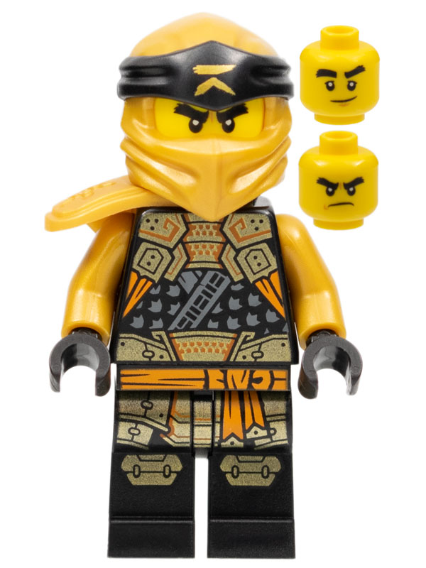 Golden Cole, (Crystalized) - LEGO Ninjago Minifigure (2022)