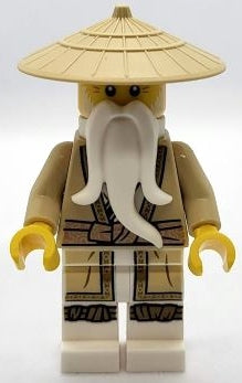 Sensei Wu (Legacy w/ Ponytail) - LEGO Ninjago Minifigure (2023)