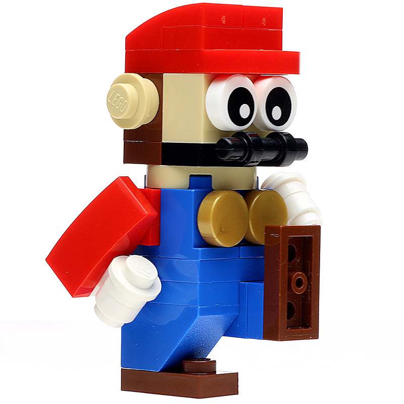 The Red Plumber (Mini) - B3 Customs Building Figure