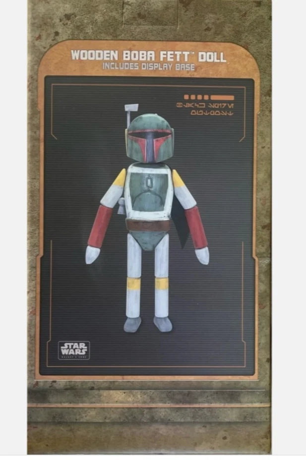 Disney Parks: Star Wars Galaxy's Edge Wooden Boba Fett Doll