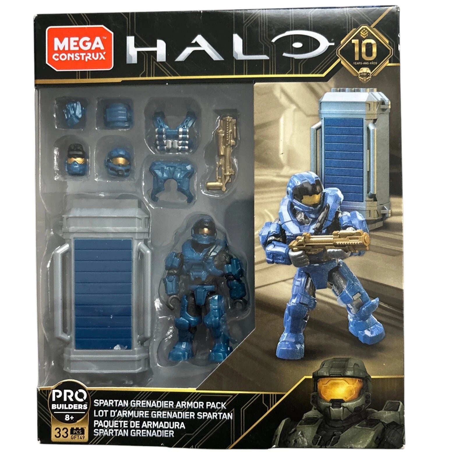 Spartan Grenadier Armor Pack - Mega Construx Halo Figure Set
