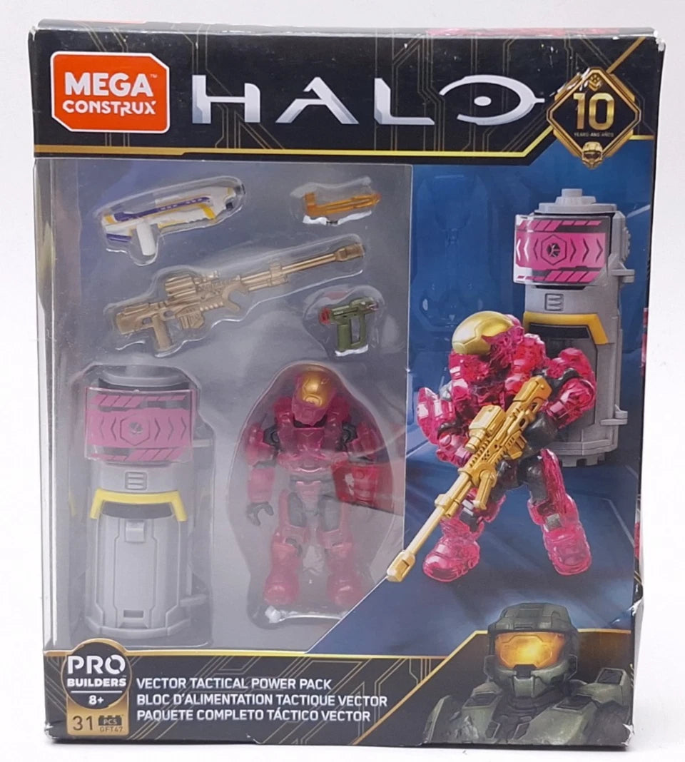 Vector Tactical Power Pack - Mega Construx Halo Figure Set