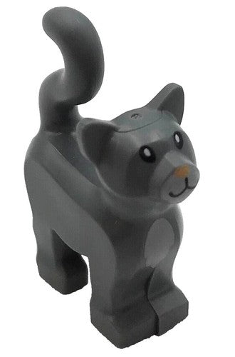 Cat, Standing Dark Bluish Grey - Official LEGO® Part