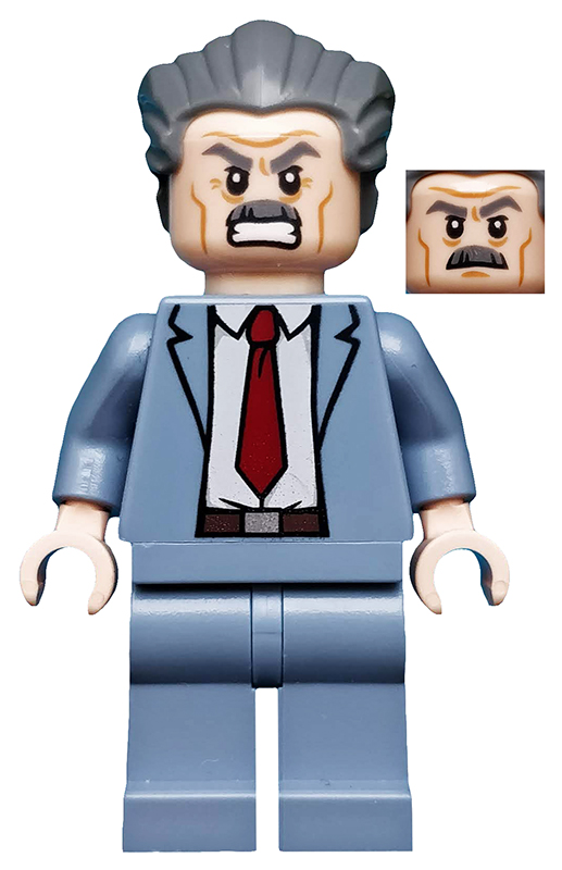 Jonah Jameson (Ultimate Spider-Man) - LEGO Marvel Minifigure (2013)